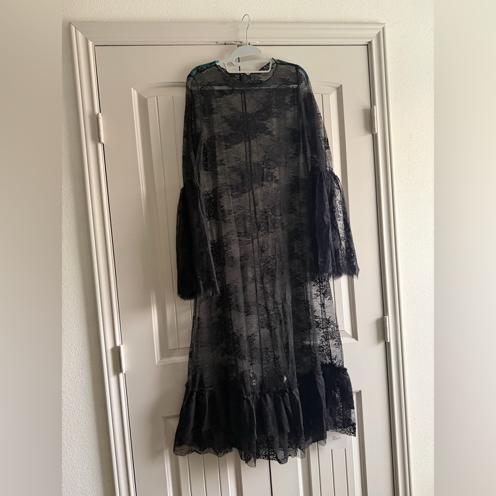 Jaded Gypsy Garden Tea lace dress in black